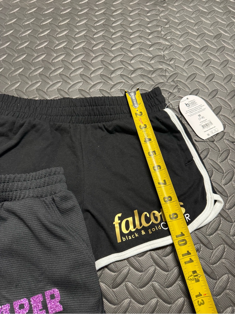 Girls Cheer Athletic Shorts Bundle Size 6 6X Falcons Super Nova Black 2pc - Picture 9 of 12